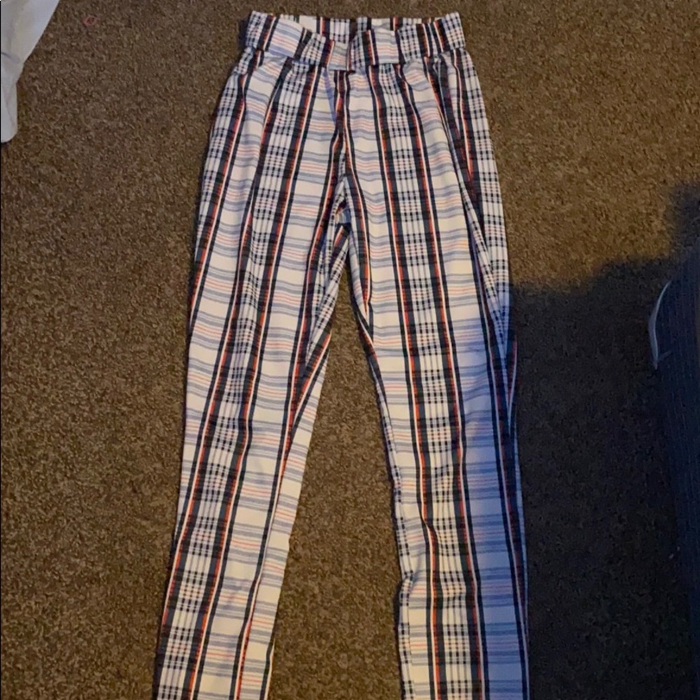 Plaid pants